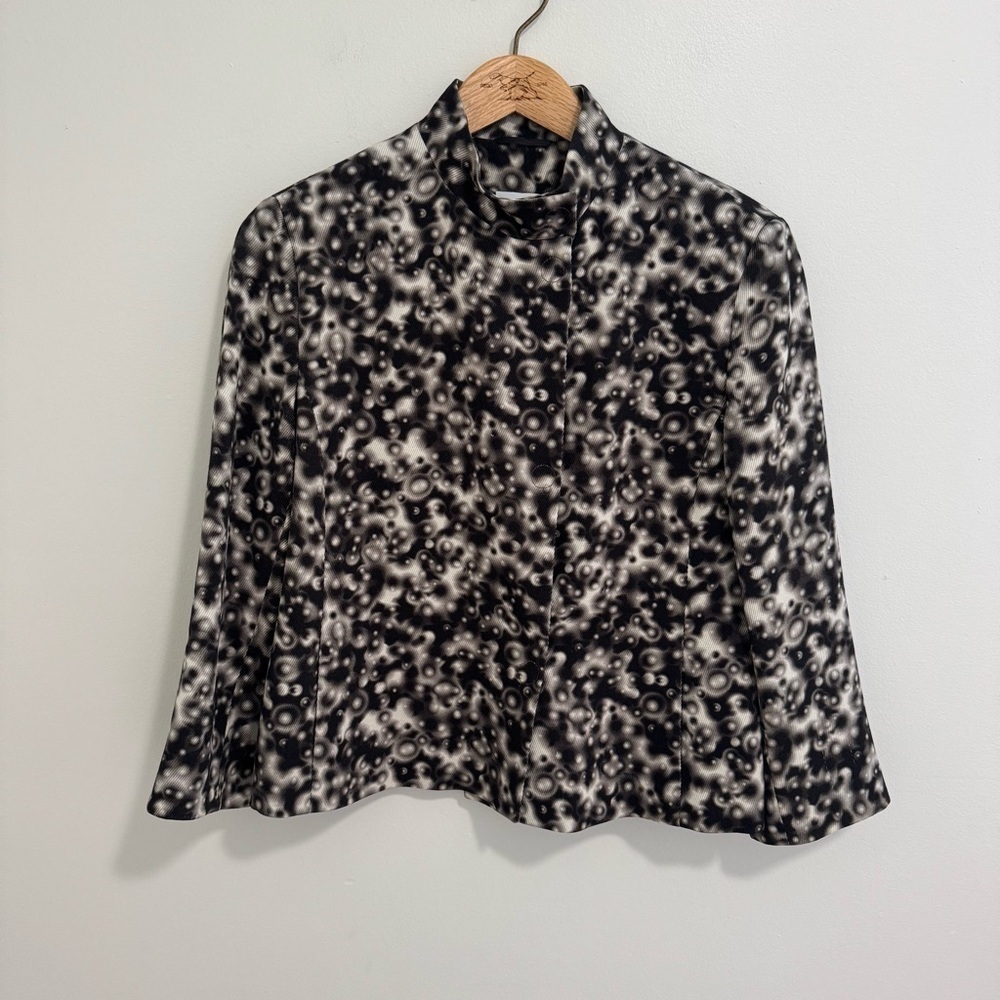 Akris Punto Dot Print Blazer Jacket